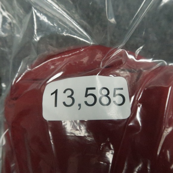 Eddie Bauer Vest Mens Large Red Goose Down Puffer Quilted Full Zip Pockets - Picture 10 of 11